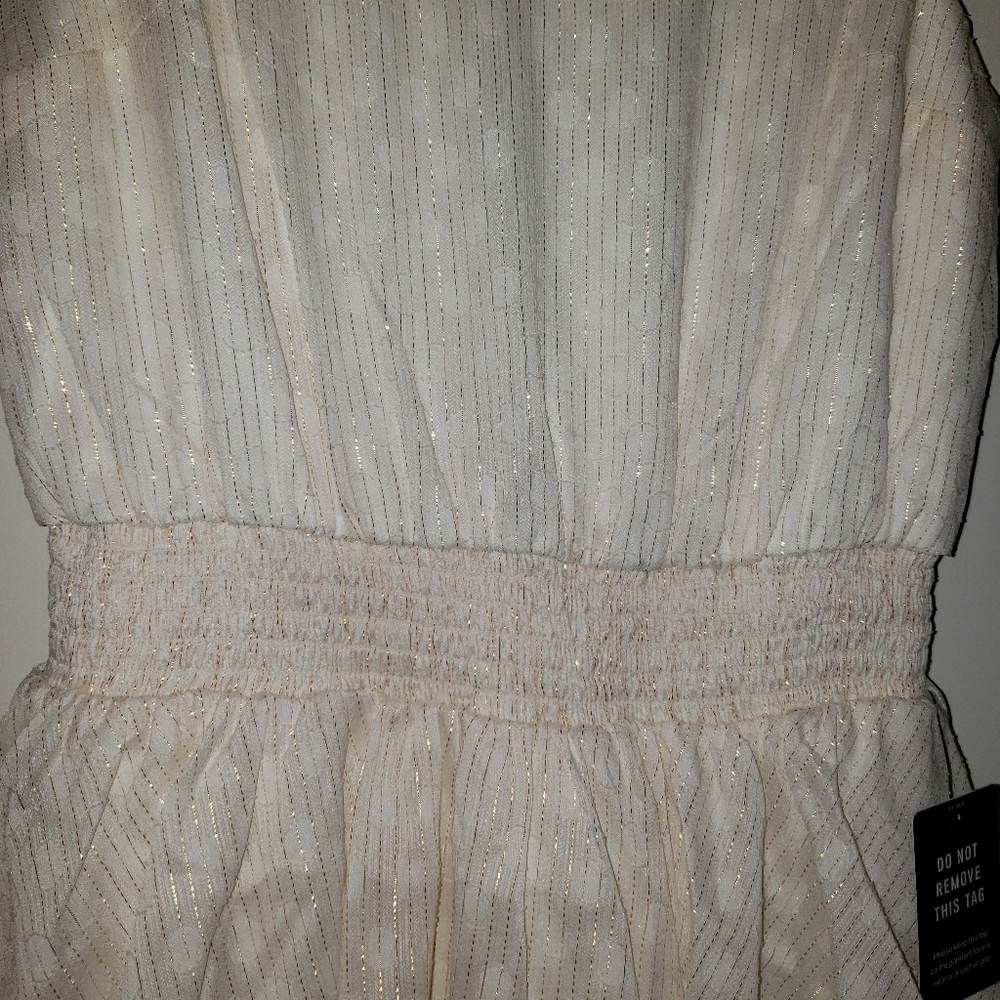 Metallic Tiered Ruffle Dress - Picture 5 of 8
